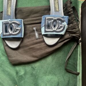 Dolce & Gabbana Denim Blue Footwear